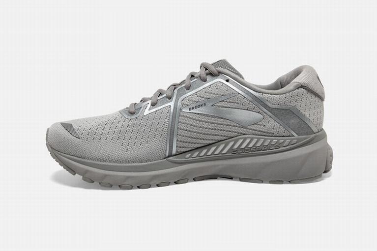 Brooks Men's Adrenaline GTS 20 Road Running Shoes - Grey (LZAU48071)